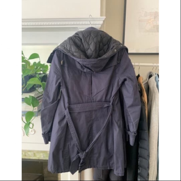 Burberry Brit Navy Fenton Trench - Picture 5 of 9